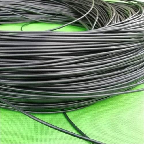 500G black color round synthetic rattan weaving material plastic rattan for knit and repair chair basket etc