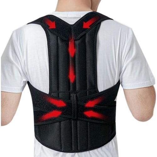 Magnetic Bar Spine Back Support Belt Back Brace Shoulder Orthopedic Postural Protector Lumbar Posture Corrector Corset Women Men