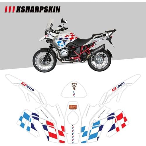 Moto Fairing stickers motorcycle decorative reflective decal modified appearance film for BMW R1200GS 2008-2012 R1200 gs Gsr1200