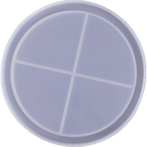 Mosaic-Coasters for Drinks Resin Casting Molds Round Mosaic-Stone Coaster Mold AXYD