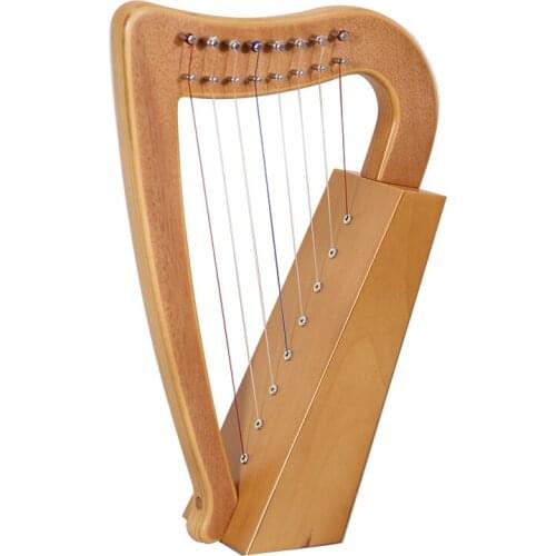 Aklot Celtic Music Harp Instrument Kit Small Lyre Harp 19 String Solid Wood Mahogany Frends Lira Musikinstrumente Decor HX50SQ