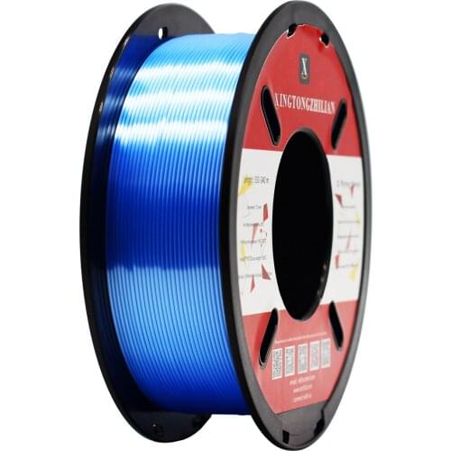 Xtzl3d PLA 3D printer filament 1.75mm 242m-252m silk high gloss wood, etc., dimensional accuracy +/- 0.02mm, 0.75kg 1 tray