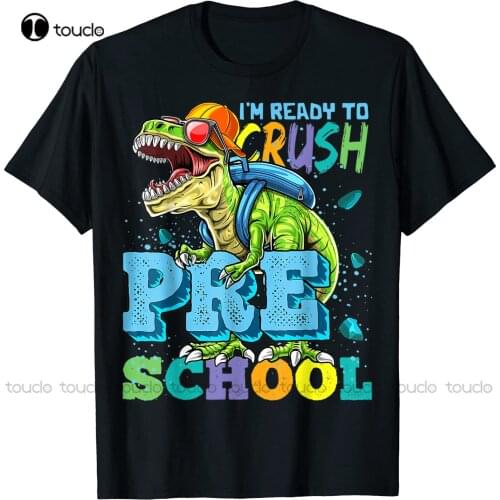New I'M Ready To Crush Pre School Monster Truck Back To School T-Shirt Tee Shirt Unisex