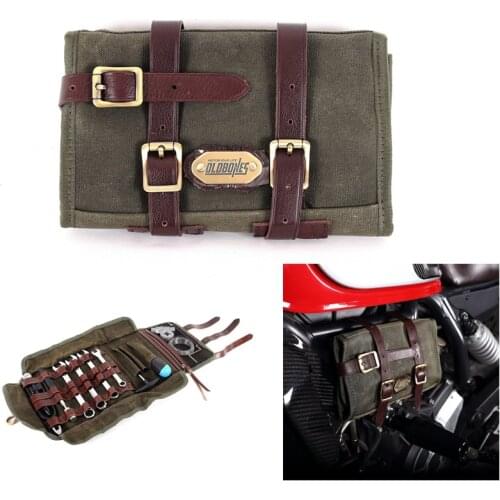 New Motorbike Cafe Racer Oxford Waterproof Storage Hand Tool Bag Screws Nails Drill Bit Organizer Pouch Bag Case Motorcycle Part