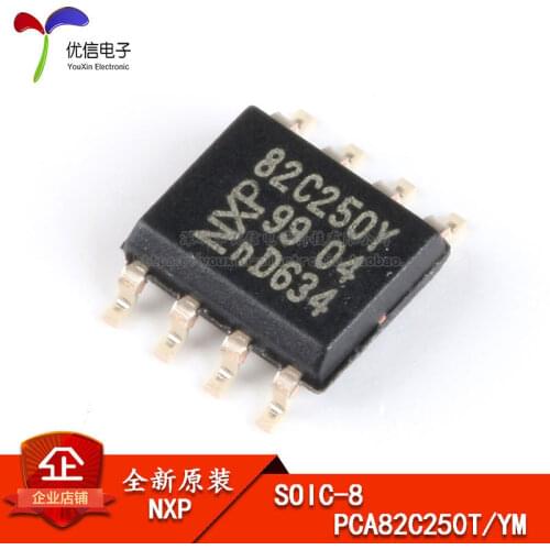 Genuine original SOP-8 PCA82C250T / YM CAN Bus Transceivers 4.5V to 5.5V