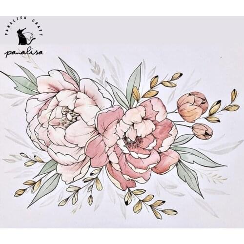 PanalisaCraft Garden Flower Transparent clear stamp for DIY Scrapbooking/Card Making/Kids Christmas Fun Decoration Supplies