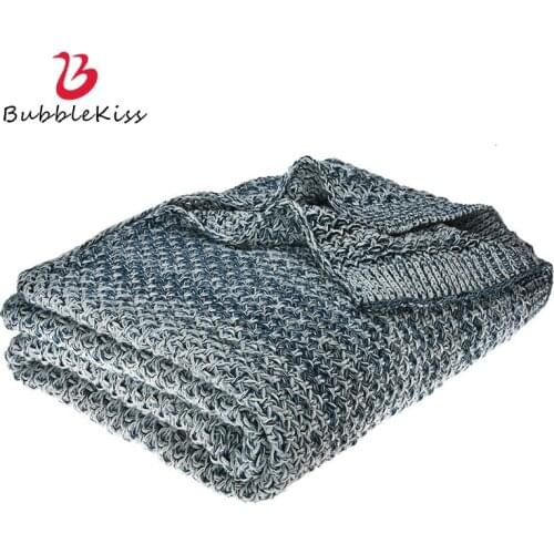 Bubble Kiss Handwork Blanket Knitted Home Decor Tassel Blankets Living Room Blankets For Beds Bedroom Nap Portable Throw Blanket