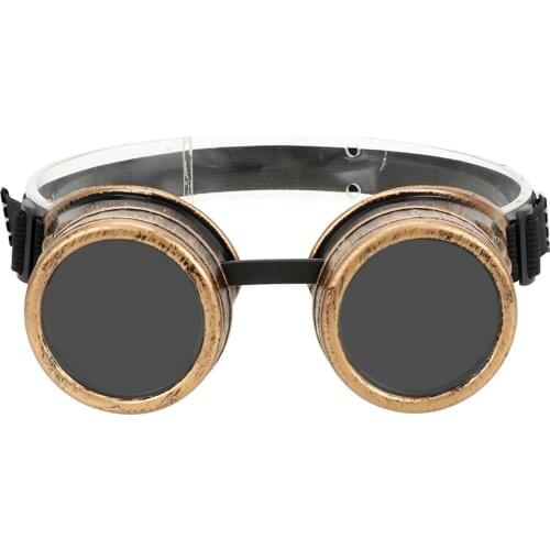 LEEPEE Adjustable Welding Punk Gothic Sunglasses Protective Gears Steampunk Glasses Sun Glasses Retro