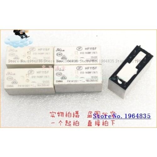 Relay HF115F 012-1H3BF(167) 12VDC 6 16A