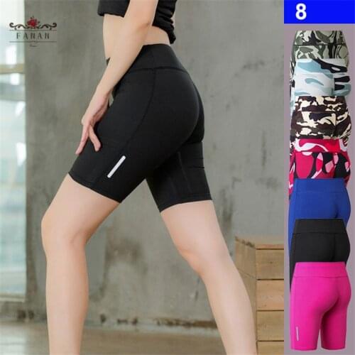 High Waist Gym Shorts Seamless Yoga Leggings Pants for Women Fitness Running Sports Wear Tights Camouflage Print Yoga Shorts