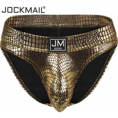 Jockmail sexy men underwear slips hombre thong men sexy men briefs Bikini tanga gay underwear penis pouch big sheath jockstrap