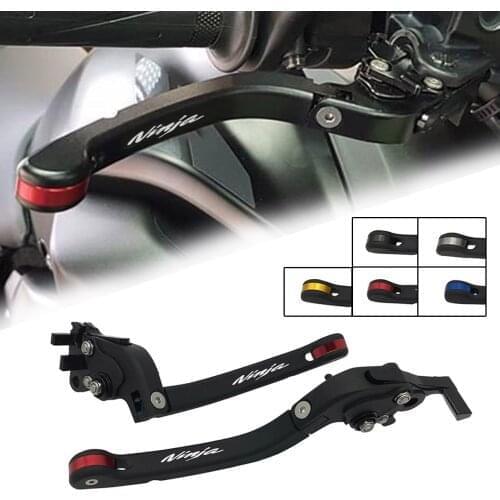 SEMSPEED Motorcycle CNC New Foladble Brake Clutch Levers Handlebar Hand Grips For Kawasaki ER6N ER-6N NINJA 650R ER6F 2006-2008