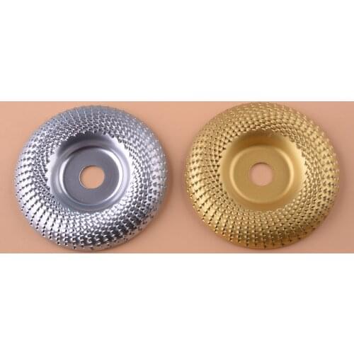Golden/Silver Carbide Wood Sanding Carving Shaping Disc Fit For Angle Grinder Grinding Wheel Quickly Remove Abrasive