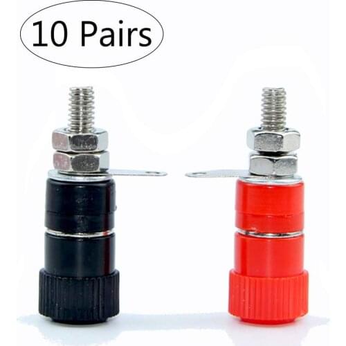 MCIGICM 4mm Banana Plugs Sockets (10 Pair)