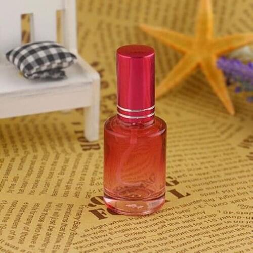 15ml Colorful Perfume Glass Bottle Refillable Spray Bottle With Metal Sprayer Empty Glass Perfume Bottle