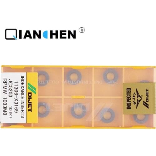 10PCS DIJET RPMW-1003MO JC5203 RPMW-1204MO JC5118 TNMG160404R-GNP CX75 CNC inserts made in Japan cutting tool inserts