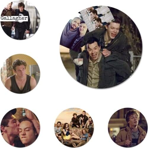 58mm Lip Gallagher Shameless Icons Pins Badge Decoration Brooches Metal Badges For Clothes Backpack Decoration