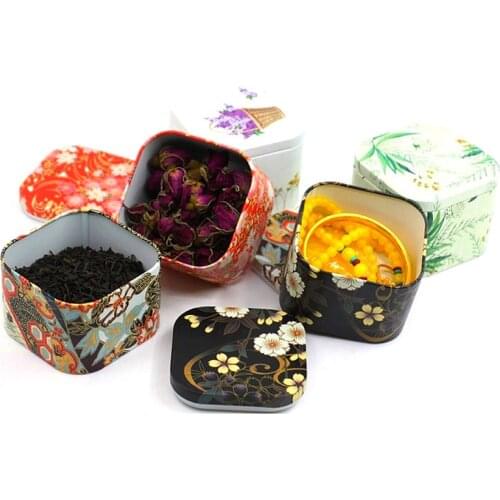1Pc Jewelry Candy Cookie Box Festive Party Supplies Rose Tea Pot Tin Box Small Home Personality Jewelry Box