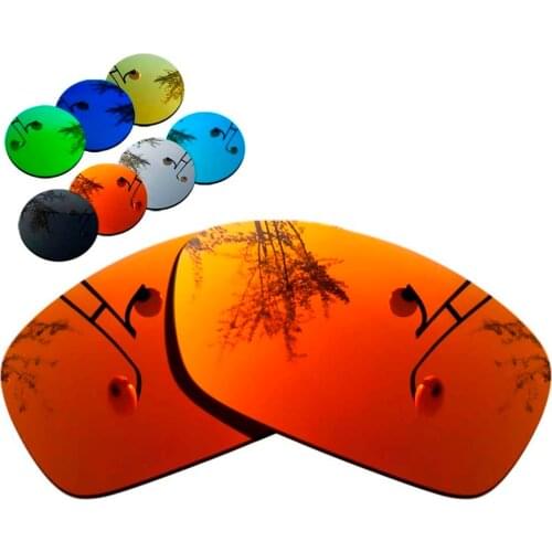 100% Precisely Cut Polarized Replacement Lenses for Hijinx Sunglasses Red Mirrored Coating Color- Choices