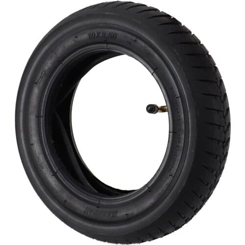 10 x 2.5 Tires and Inner Tube with a Bent Valve For Gas Electric Scooters E-bike 10x2.5 10*2.5 10*2.50 Dirtbike Tire Tyre