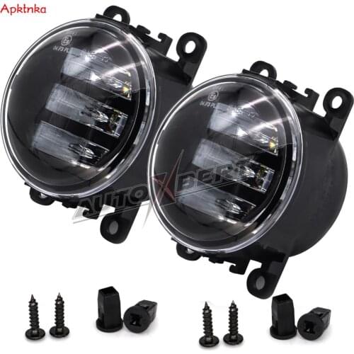2x Bumper Fog Light Lamp Assembly LED Switch Foglight For Suzuki Jimny Grand Vitara Alto Swift 3 Splash For Mitsubishi Outlander