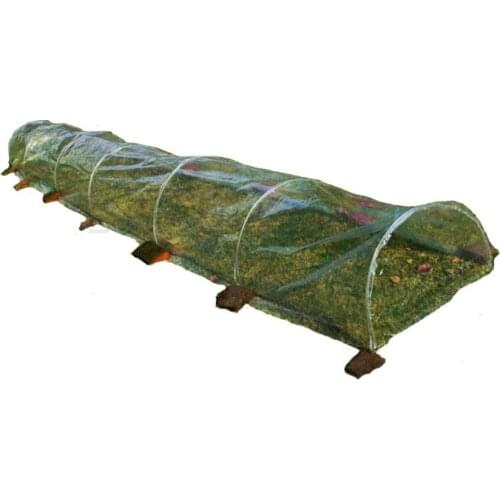 5M Long Tunnel Garden Greenhouse Adjustable Grow Protect Plants Transparent PE for Garden Plant Shelter Farm Agriculture