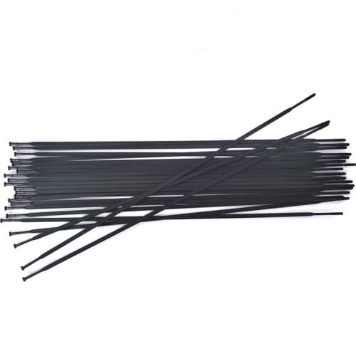 50pcs/lot Pillar PSR Aero 1432 Straight Pull Original Thread Steel Bladed Spokes AL7075 Nipple Stainless 260mm 6.5g