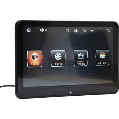 11.6 inch Car Headrest Monitor Auto Multimedia MP4 MP5 Video Player TFT HD LCD Display Touch Screen 1366*768 bluetooth/USB/FM