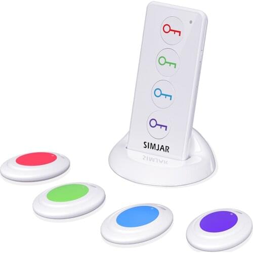 Wireless Remote Control RF Key Finder Locator for Wallet Phone Glasses Luggage Pet Tracker, Good Present for Family Member