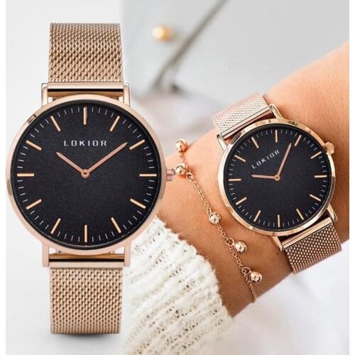 Fashion Dial Ultra Thin Women Watches Stainless Steel Mesh Strap Quartz WristWatch Ladies Dress Watch Zegarek Damski Reloj Mujer