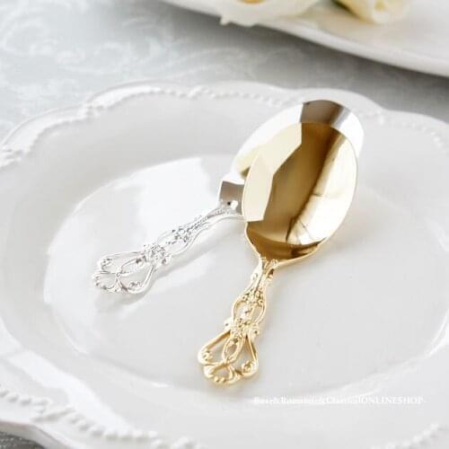 Tea measure scoops/spoons,Tea-time necessities. classical design security measures,stainless steel, gold/silver