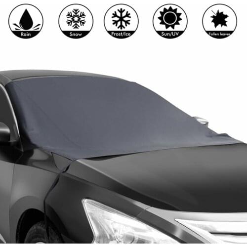 Car Winter Snow Cover Frost Magnetic Windshield Snow Cover Frost Guard Protector Ice Cover Windshield Sun Shade Waterproof