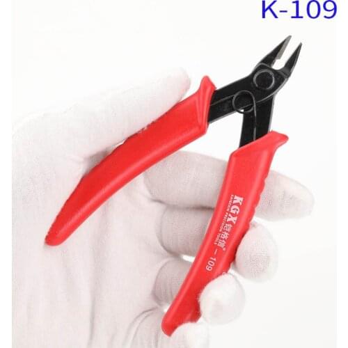 Diagonal Pliers Mini Cable Wire Cutters Small Soft Cutting Crimper Pliers Wires Rubber Handle Model Pliers DIY Hand Tools