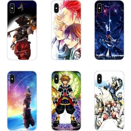 For Xiaomi Redmi Note 3 4 5 6 7 8 Pro Mi Max Mix 2 3 2S Pocophone F1 Accessories Phone Cases Covers Anime Kingdom Hearts