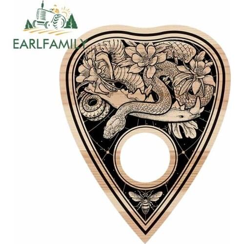 EARLFAMILY 13cm x 10.2cm Decals for Planchette Sketch Eviriting Vinyl Material DIY Motorcycle Car Stickers Air Conditioner