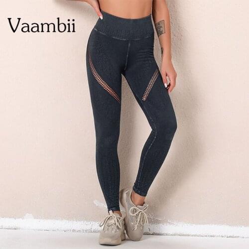 Female Wash Style Legging Pants High Waisted Fitness Fashion Pants Seamless Tights Female Yoga Legging Gym Workout Clothes