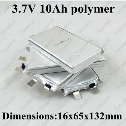13pcs Original 3.7v 10ah polymer battery li-ion 10ah 3.7v 30A High drain lithium For 13s 48v 10Ah diy power pack electric bike