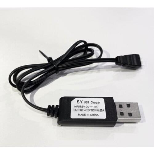 Mini Drone Li po Battery Balance 2-Pin USB Charger Conversion Charging Cable Line for 3.7V 500MAH Mini RC Drone