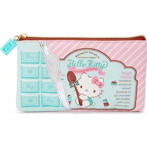 Cartoon hello kotty cosmetic bag girl student pencil case cute cosmetic bag kid stationery storage bag 20 x 1 x 11 cm
