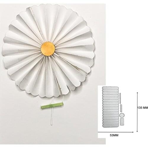 Pleated Lace Wreath Metal Cutting Dies For DIY Scrapbook Cutting Die Paper Cards Making Embossed Decorative Craft Die Cut New