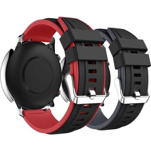 For Huami Amazfit GTR 47mm / Pace Stratos 3 2 2S Silicone band for Samsung Galaxy watch 46mm Gear S3 Wrist Strap Watchband 22mm