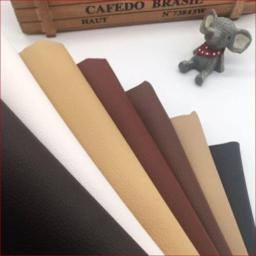 SMTA 50*160cm Nice PU Leather Fabric , Faux Leather Fabric For Sewing, PU Artificial Leather For DIY Bag Material