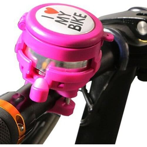 2-in-1 Bike Bell Mirror Aluminum Plastic Clear Sound Women Kid Cycling Handlebar Bell For Cycling Bike Bell Ride Horn Alarm