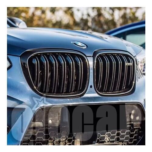 X3M X4M Style Front Glossy Black Grille for BMW X3 G01 and X4 G02