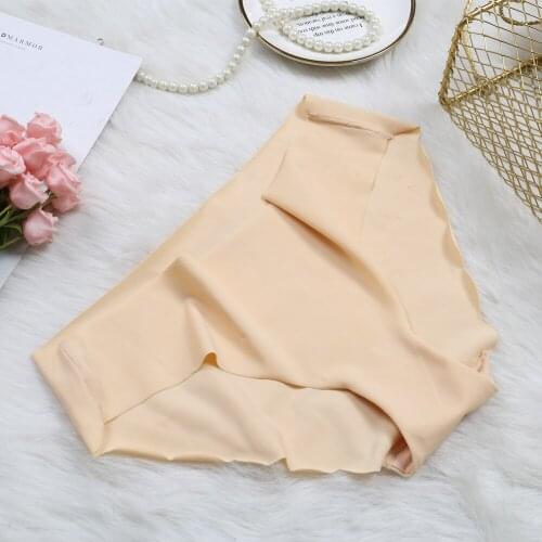 Women Wavy Triangle Panties Seamless Cotton Panties Women Underpants