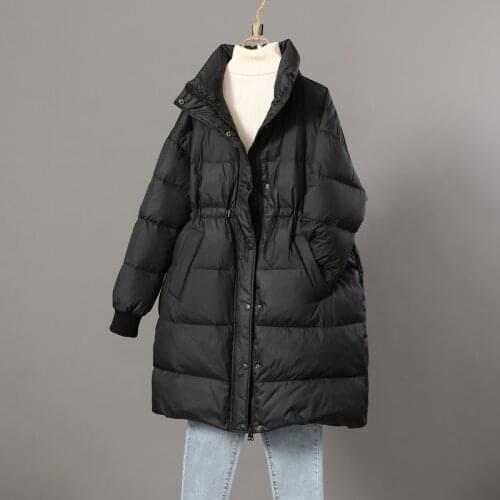 Winter Coat Women Parkas Puffer Jacket Down Coat Jackets for Women 2021 Female Fashion Loose Midi Clothes Manteau Femme HLY145