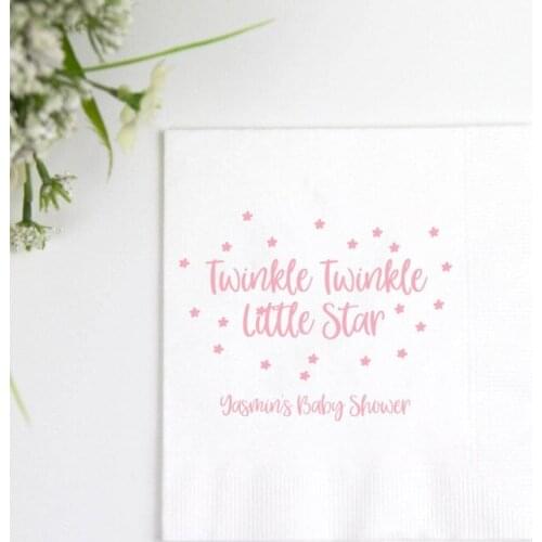 Zoo Animals Welcome Personalized Baby Shower Napkins, Safari Baby Shower, Zoo Baby Shower, Custom Baby Zoo Animals Napkins