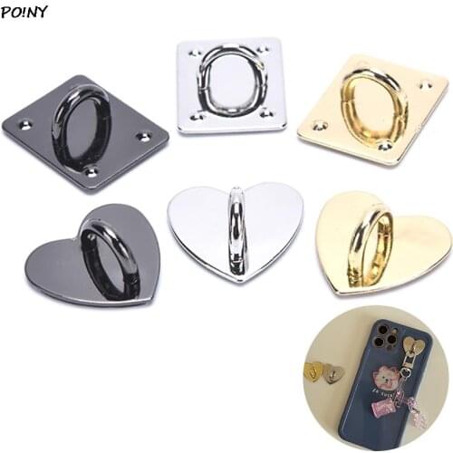 10pcs 25mm Non-detachable Metal Heart O&D Ring Side Clip Buckle Hardware Hook Accessories DIY Arch Bridge Pendant Hanger