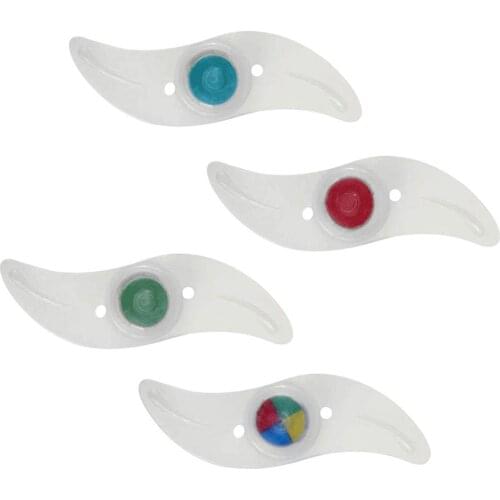 4PCS Bike Spoke Light Bicycle Wheel Light Waterproof Willow Shape Wheel Spokes Light LED Warning Tire Lamp For Bike Accessories
