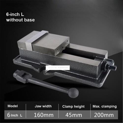 6-inch Extended Pliers Heavy Duty Vise Machine Precision Pliers Household Cast Iron Angle Solid Pliers Without Base Max.200mm